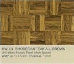 GOLD LEAF RHODESIAN TEAK ALL BROWN SOLID WOOD FLOORING